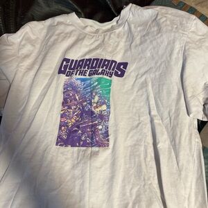 Marvel Guardians of the Galaxy White and Purple Kids T-Shirt